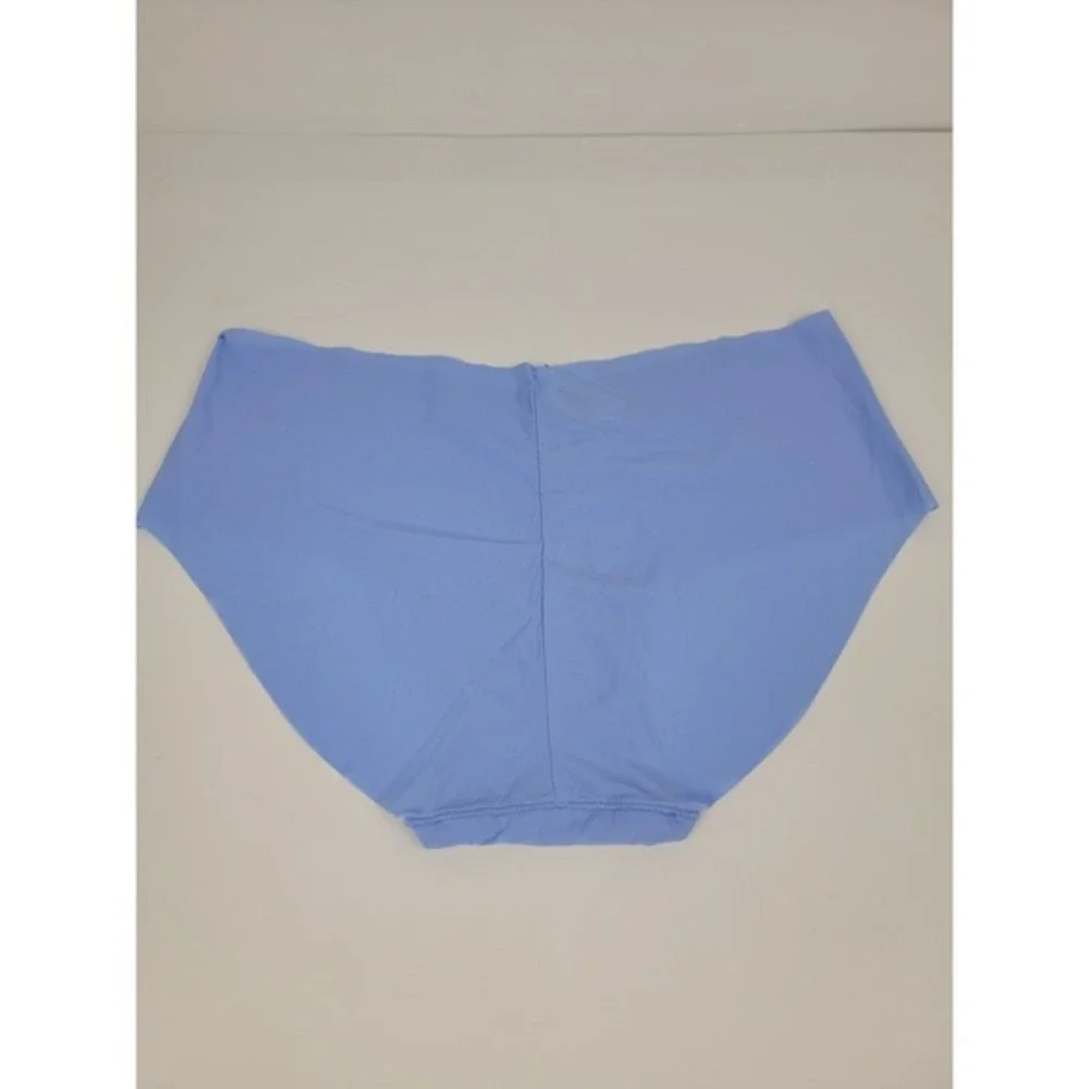 Victorias Secret PINK Panty Bundle Large Lace Leopard Blue 3 Pack NEW